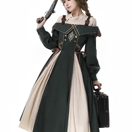 Creative Patchwork Midi A-line Swing Skirt: Unlock a Unique Fashion Code