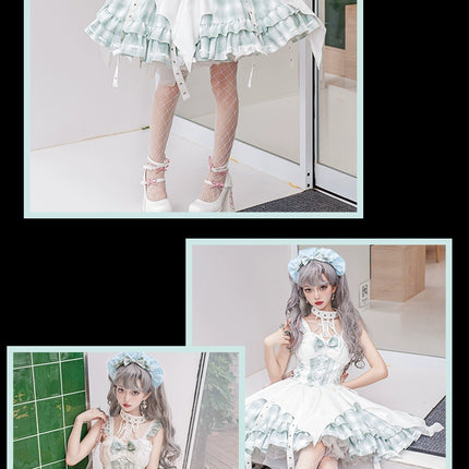 Rockwave Irregular Subculture Plaid JSK Dress