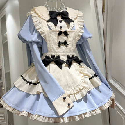 [Pre- order]Hawthorn Berry Classic Apron OP Dress Elegant Maid Lolita Dress