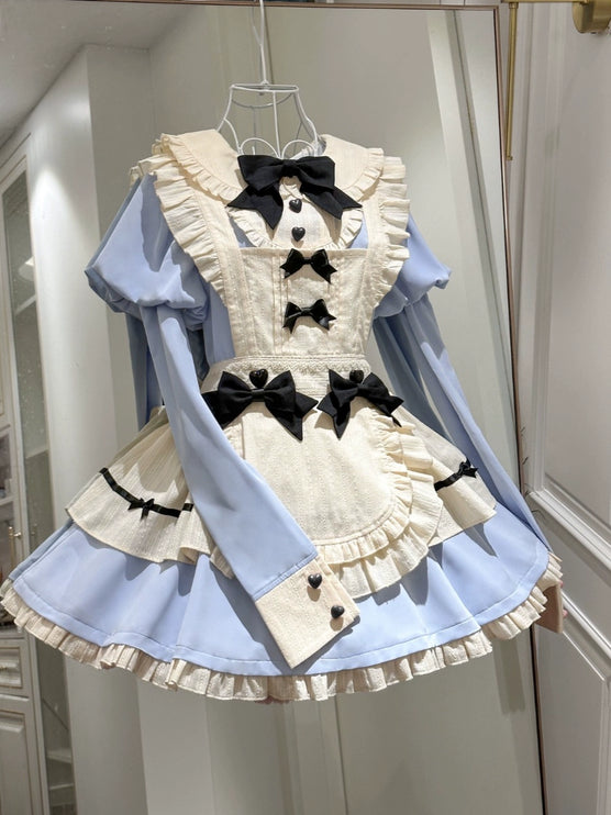 [Pre- order]Hawthorn Berry Classic Apron OP Dress Elegant Maid Lolita Dress