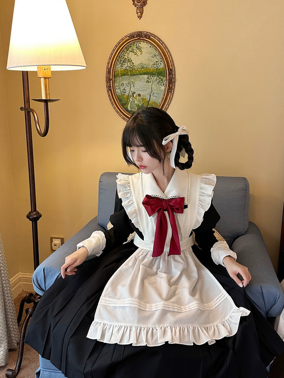 Russian Uniform-inspired Elegance Vintage Dress Uniform Maid Lolita Dress