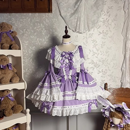 Vintage Charm Lace Lolita OP Dress