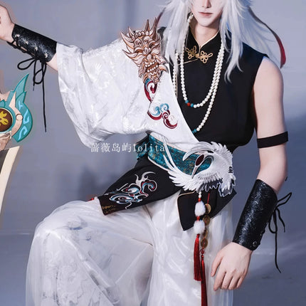 Original Chinese Style Hanfu-Inspired Ethnic Wear - Top & Pants Set