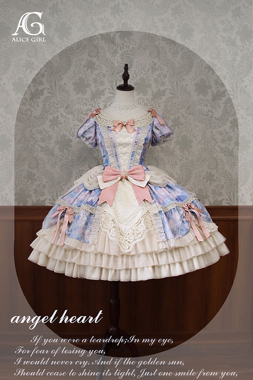 Lolita Enchanted Garden Lace Ruffled OP Dress