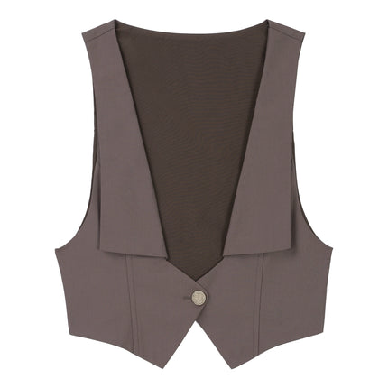 Gothic Knight-Inspired Midnight Silver-Embroidered Cloak Vest with Trousers Set