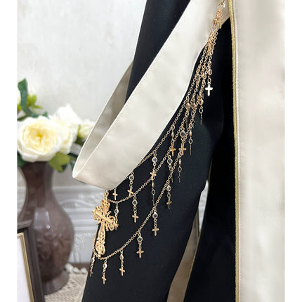 Priest Lolita long-sleeved coat, shirt, and pants — Ouji (prince-style), knight-inspired outfit