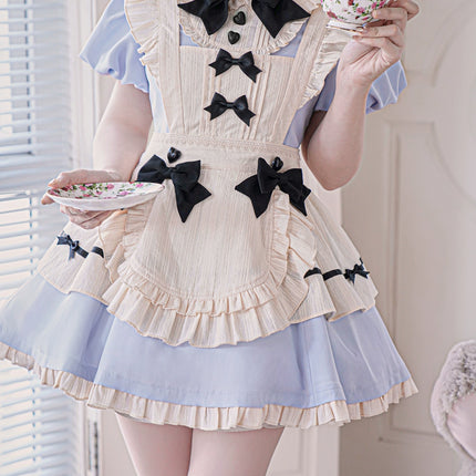 [Pre- order]Hawthorn Berry Classic Apron OP Dress Elegant Maid Lolita Dress