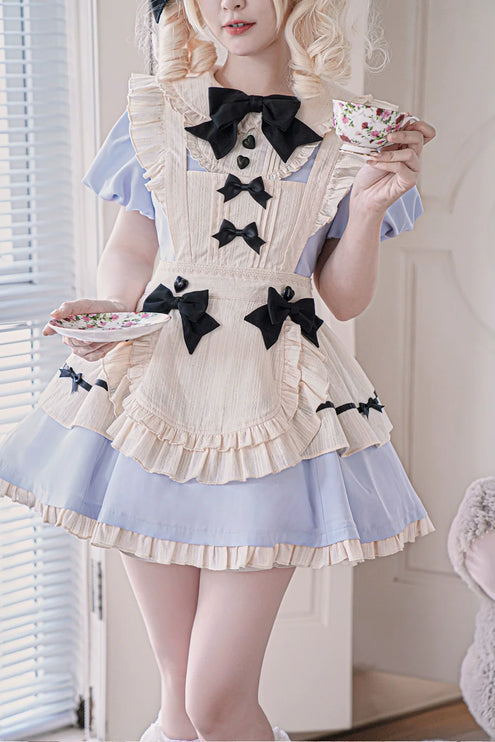 Hawthorn Berry Classic Apron OP Dress Elegant Maid Lolita Dress
