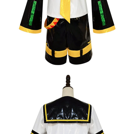 XS-XXL Kagamine Rin Hatsune Miku and Kagamine Twins Cosplay School Uniforms