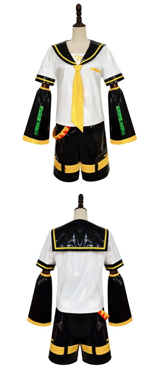 XS-XXL Kagamine Rin Hatsune Miku and Kagamine Twins Cosplay School Uniforms