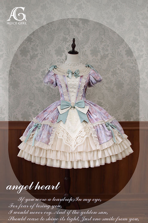 Lolita Enchanted Garden Lace Ruffled OP Dress