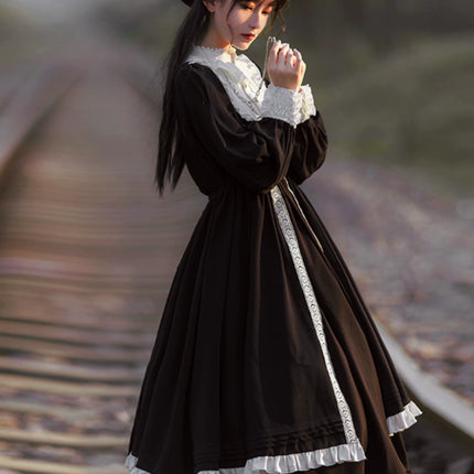 Ouji Large Hem CLA Series Nun Style OP Lolita Dress