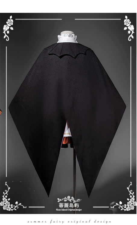 Original Carnival Night Lolita Prince-Style 2D Private Setting Cape + Shorts Performance Daily Set