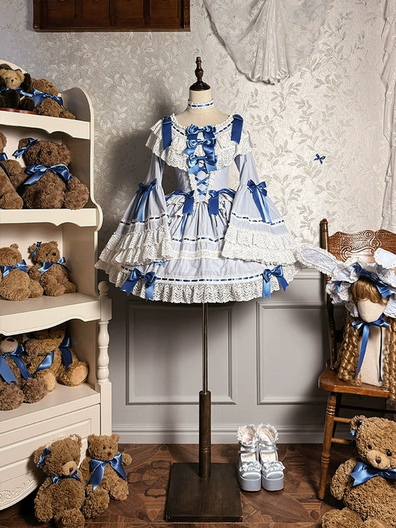 Vintage Charm Lace Lolita OP Dress