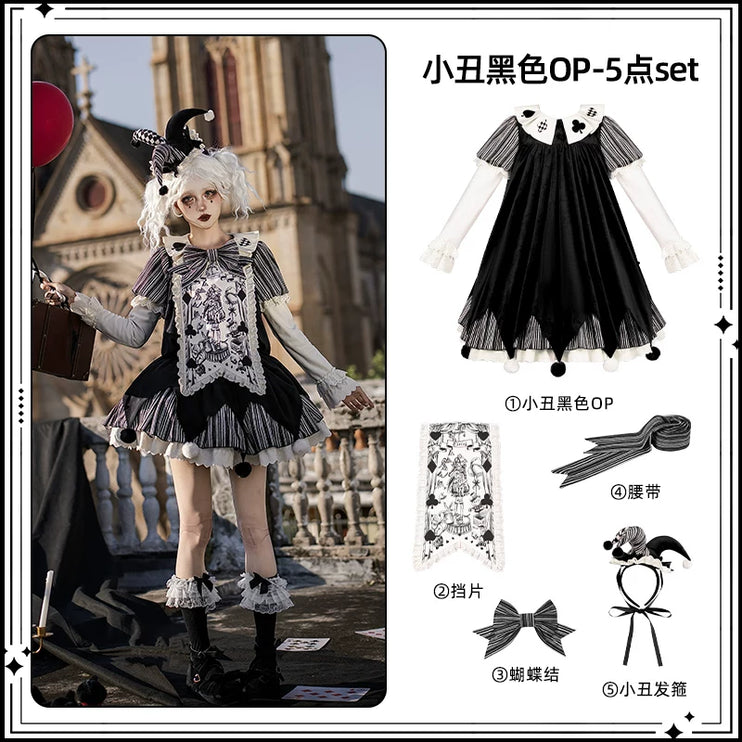 Lolita Delight: Exquisite Black & Red Dresses with Whimsical Patterns and Charming Details