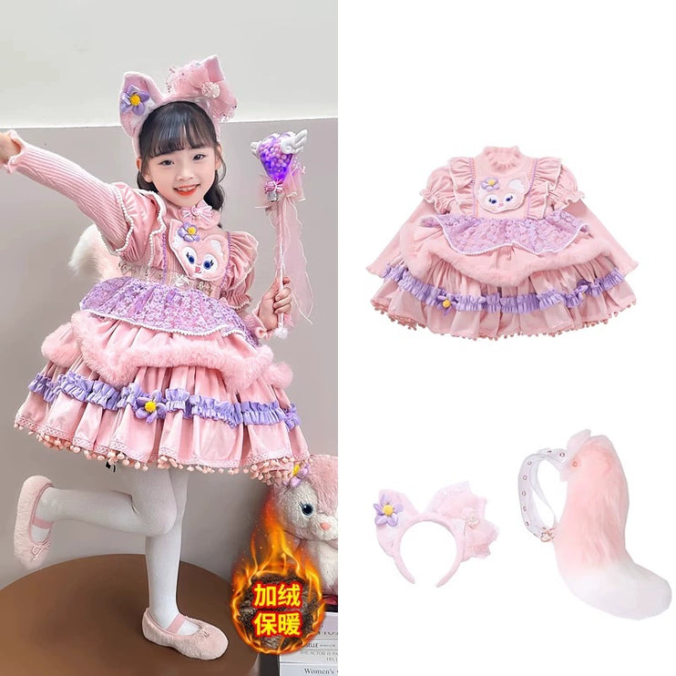 LinaBell Lolita Princess Dress for Girls & Children's Birthday Dress