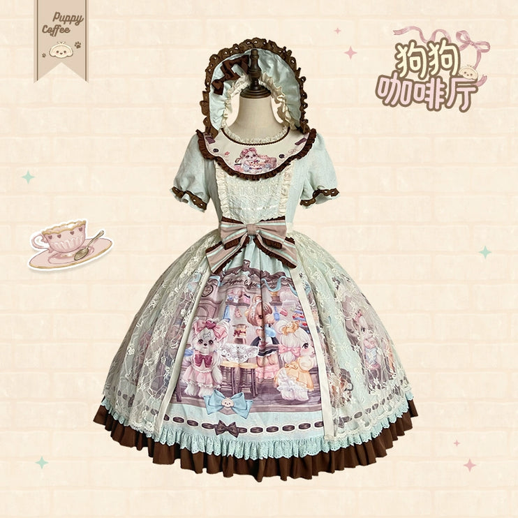 Pastel Paradise: Adorable Character Lolita OP - Multiple Colors Available