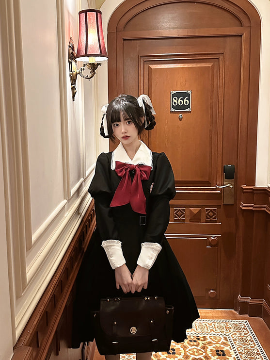 Russian Uniform-inspired Elegance Vintage Dress Uniform Maid Lolita Dress