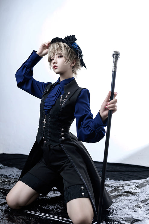 Princess Chronicles Ouji Tuxedo Vest Retro Lolita Prince Tailcoat