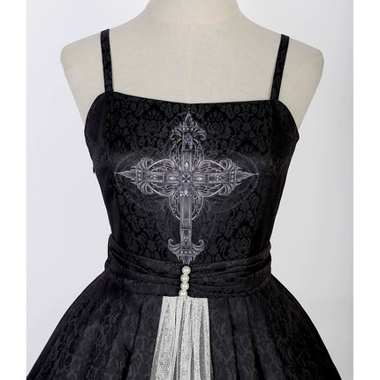 Original Silent Gothic Cathedral Daily Gothic Retro Dark Cla Lolita with Cape