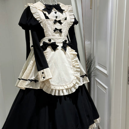 [Pre- order]Hawthorn Berry Classic Apron OP Dress Elegant Maid Lolita Dress