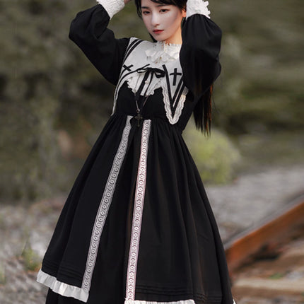 Ouji Large Hem CLA Series Nun Style OP Lolita Dress