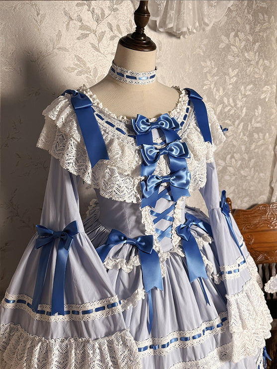 Vintage Charm Lace Lolita OP Dress