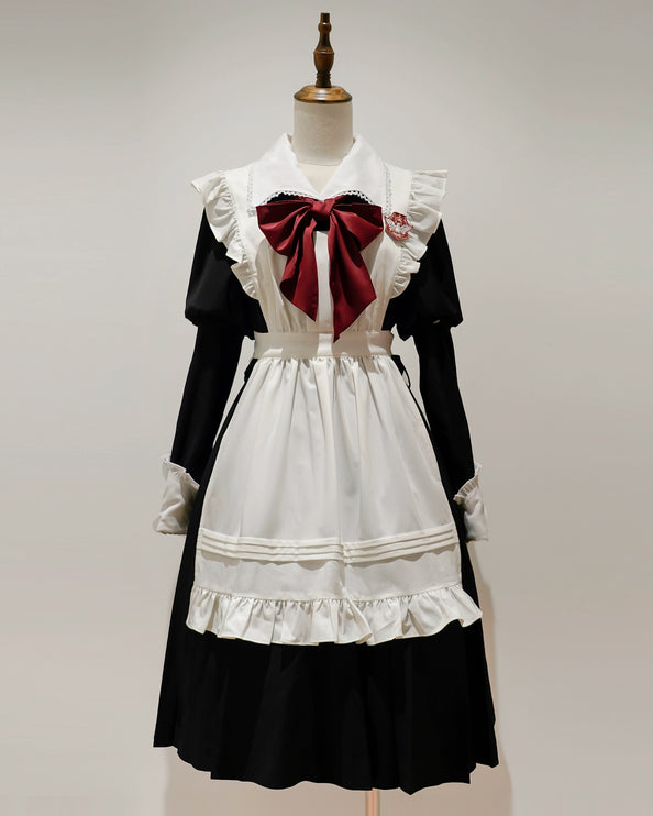 Russian Uniform-inspired Elegance Vintage Dress Uniform Maid Lolita Dress