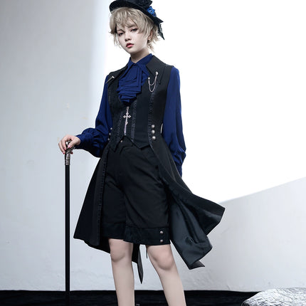 Princess Chronicles Ouji Tuxedo Vest Retro Lolita Prince Tailcoat