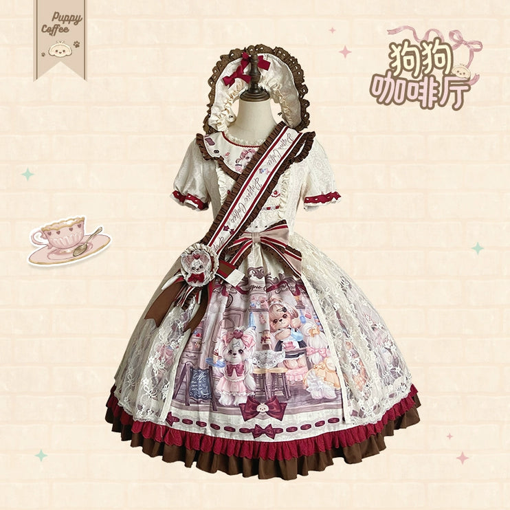 Pastel Paradise: Adorable Character Lolita OP - Multiple Colors Available