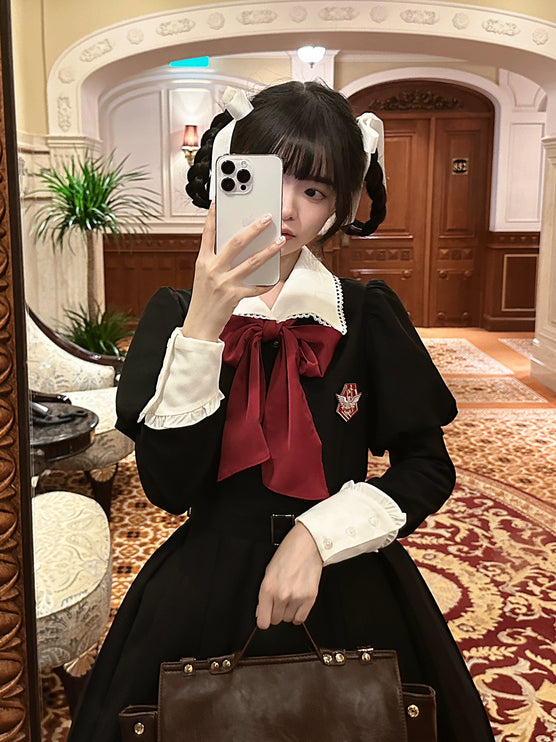 Russian Uniform-inspired Elegance Vintage Dress Uniform Maid Lolita Dress