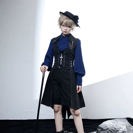 Princess Chronicles Ouji Tuxedo Vest Retro Lolita Prince Tailcoat