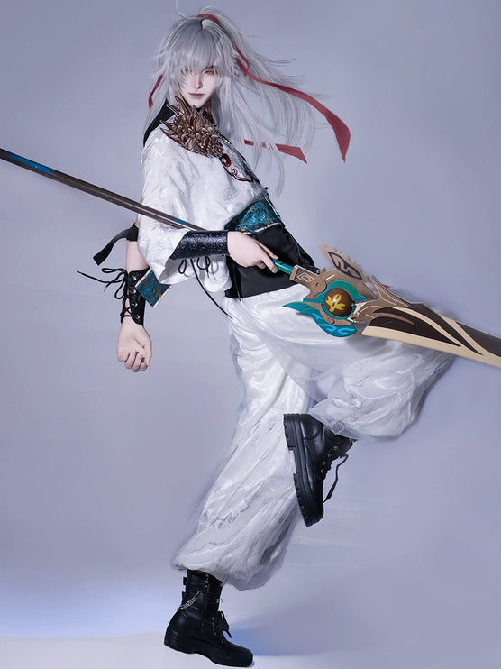 Original Chinese Style Hanfu-Inspired Ethnic Wear - Top & Pants Set