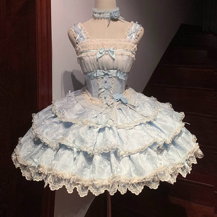 Ballet Courtesy lolita Ballet Style Doll Sling Daily Dress JSK