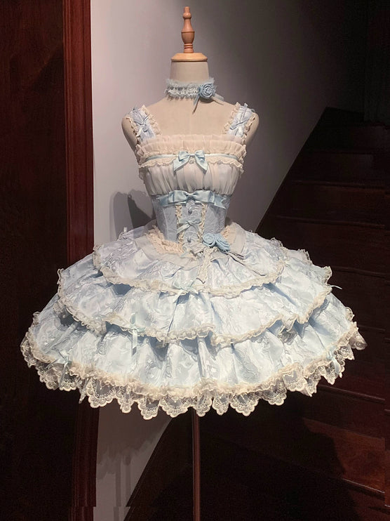 Ballet Courtesy lolita Ballet Style Doll Sling Daily Dress JSK