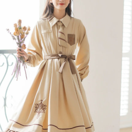 French Retro Lolita JK Dress Vintage Dress Cloak Suit