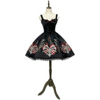 Red fishbone JSK dress