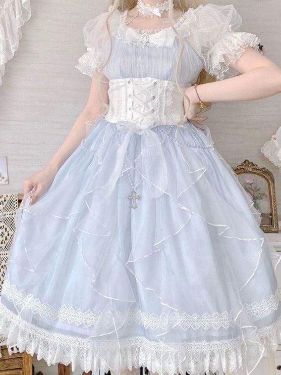 Lolita Summer Girl Short Sleeve Princess Dress Everyday Lolita Dress