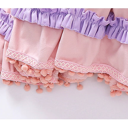 LinaBell Lolita Princess Dress for Girls 2025 New Summer Dress Children's Birthday Dress
