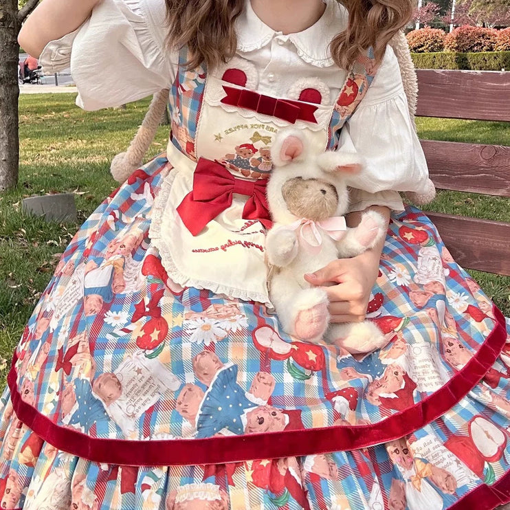 Apple Bear Story JSK – Playful and Charming Lolita Dress