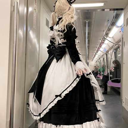 French coffee break lolita heavy industry skirt new year suit dress cute lolita dress worship cos