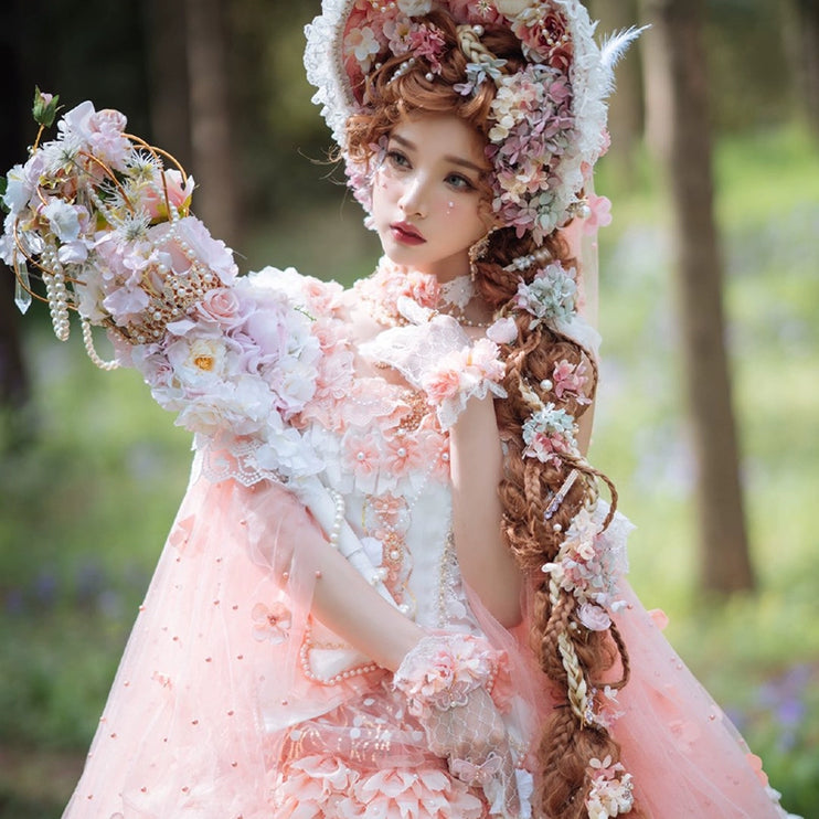 Handmade bride scepter tea party catwalk photography props Lolita cane