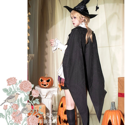 Original Carnival Night Lolita Prince-Style 2D Private Setting Cape + Shorts Performance Daily Set