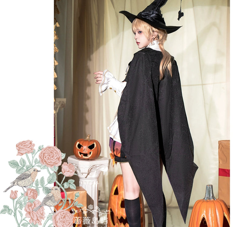 Original Carnival Night Lolita Prince-Style 2D Private Setting Cape + Shorts Performance Daily Set