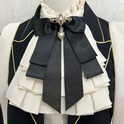 Priest Lolita long-sleeved coat, shirt, and pants — Ouji (prince-style), knight-inspired outfit
