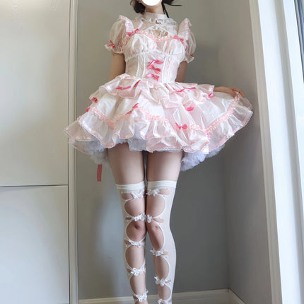 Lolita Sweetheart Ballet Spring/Summer Sweet Dress Suspender Skirt Princess LO Dress