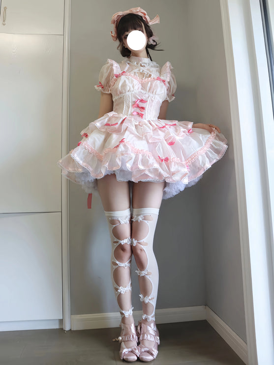 Lolita Sweetheart Ballet Spring/Summer Sweet Dress Suspender Skirt Princess LO Dress