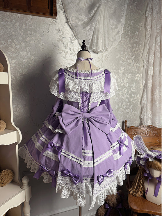 Vintage Charm Lace Lolita OP Dress