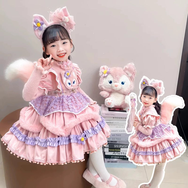 LinaBell Lolita Princess Dress for Girls & Children's Birthday Dress