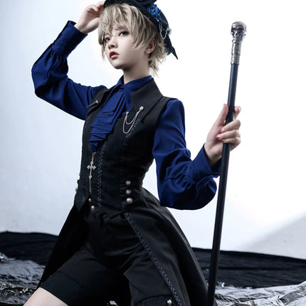 Princess Chronicles Ouji Tuxedo Vest Retro Lolita Prince Tailcoat